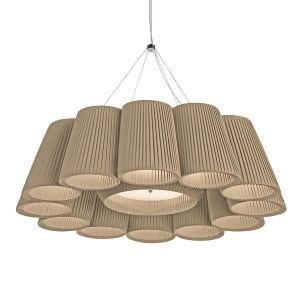 MODOLUCE lampe à suspension FLORINDA 12 (Plissé ribbon - Tissu)