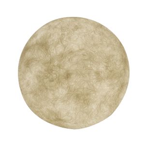 IN-ES.ARTDESIGN lampe murale applique A.MOON 2 (Ø 35 cm - Nebulite)