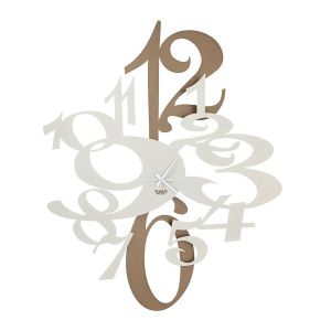 ARTI E MESTIERI horloge murale ERMES (Bronze / sable - M&eacute;tal)