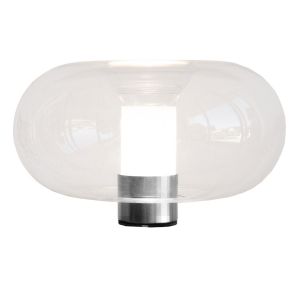 FONTANA ARTE lampe de table FONTANELLA GRANDE (Chrome - Verre et métal galvanisé)