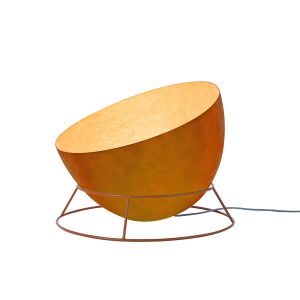 IN-ES.ARTDESIGN lampadaire H2O F NEBULITE (Orange - acier et Nebulite)