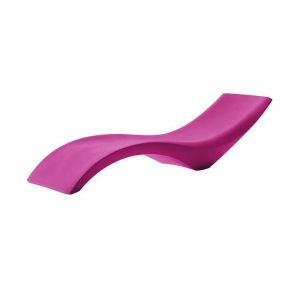 MYYOUR bain de soleil chaise longue CLOE ITW avec des trous (Lilas gaufr&eacute; - Poly&eacute;thyl&egrave;ne)
