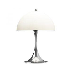 LOUIS POULSEN lampe de table PANTHELLA 250 PORTABLE V3 (Beige / Chrome, diffuseur opalin - Acrylique)