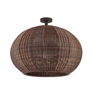 BOVER lampe de plafond pour ext&eacute;rieur GAROTA PF/02 OUTDOOR (Marrone, lampadine escluse - Alluminio, acciaio inossidabile, polietilene, fibra sintetica.)