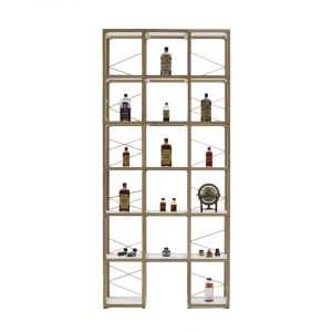 LE ZIE DI MILANO syst&egrave;me modulaire I CASTELLI di ZIA BABELE BACAHP9 (Ch&ecirc;ne naturel - Bois massif et acrylique)