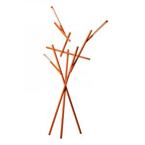 FOSCARINI lampadaire TUAREG (Orange - aluminium et polycarbonate)