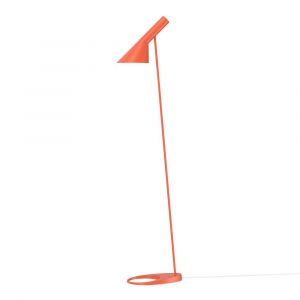 LOUIS POULSEN lampadaire AJ (Electric orange - Acier)