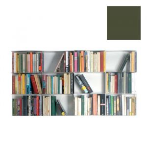 KRIPTONITE biblioth&egrave;que murale KROSSING Vert opaque 133 x 75 cm