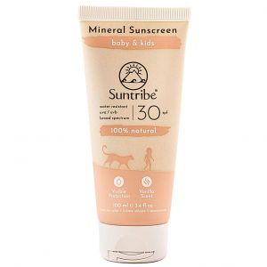 Suntribe Creme Solaire Minerale Naturelle Pour Bebes & Enfants SPF30