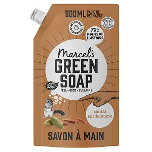 Marcel's Green Soap Savon Main Santal & Cardamome Sachet de Recharg...