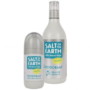 Salt of the Earth Deodorant Roll-On Sans Parfum & Recharge