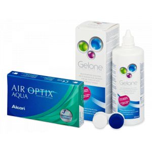 Air Optix Aqua (6 lentilles) + Gelone 360 ml