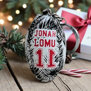 Porte-cl&eacute; mini ballon de rugby Jonah LOMU by Ruckfield - Porte-cl&eacute;s