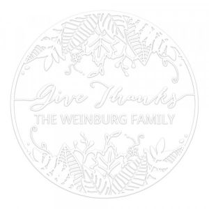 Pince &agrave; gaufrer monogramme ronde - Nature