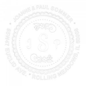 Pince &agrave; gaufrer monogramme ronde - Cercle fantaisie