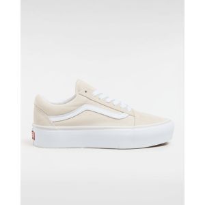 Vans - Chaussures Old Skool Platform, Femme, Beige, Taille: 38