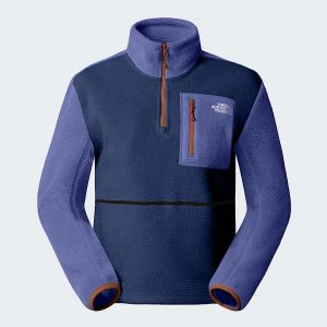 The North Face Veste En Polaire &Agrave; Col Zipp&eacute; Yumiori Pour Femme Estate Blue-indigo Plum-iron Bronze Taille L female