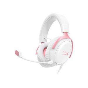 Cloud III - gaming filaire (Blanc / Rose)