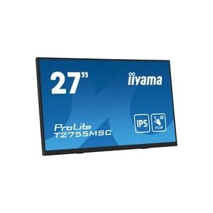 ProLite T2755MSC-B1 écran plat de PC 68,6 cm (27") 1920 x 1080 pixels Full HD LED Écran tactile Dessus de table Noir Moniteur