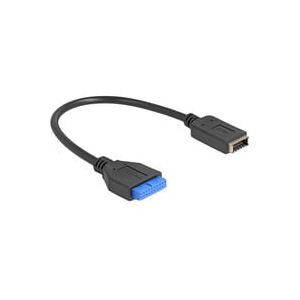 Connecteur USB &agrave; 19 broches type A avec cl&eacute; USB type E, Adaptateur