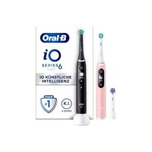 iO Duo Adulte Brosse &agrave; dents vibrante Noir, Rose, Brosse a dents electrique