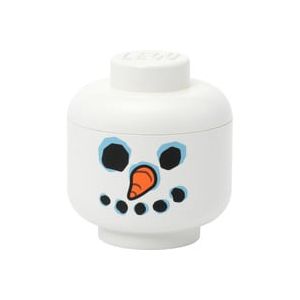 T&ecirc;te de rangement LEGO "Snowman", mini, Bo&icirc;te de rangement