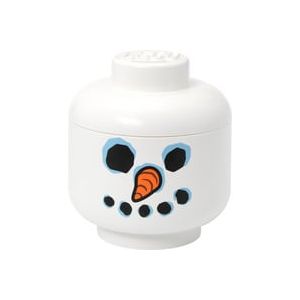 T&ecirc;te de rangement LEGO "Snowman", grande, Bo&icirc;te de rangement