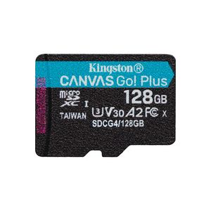 Carte microSDXC Canvas Go Plus Gen4 200R A2 U3 de 128 Go, pack unique sans ADP, Carte m&eacute;moire