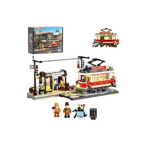 Tramway historique et gare, Jouets de construction