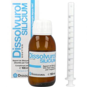 Dissolvurol Silicium, Solution buvable, complément alimentaire à base de silicium, fl 100