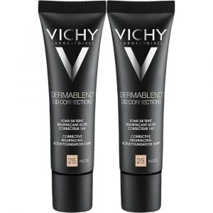 Vichy Dermablend 3D Correction Fond de teint resurfaçant Tube 30ml - Teinte 25 Nude