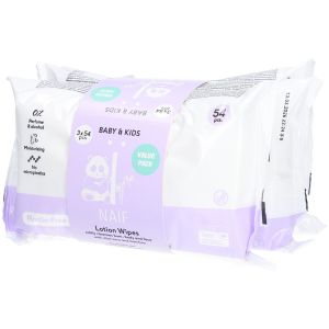 Naif Baby & Kids - Lingettes humides avec lotion pour bébé & enfant