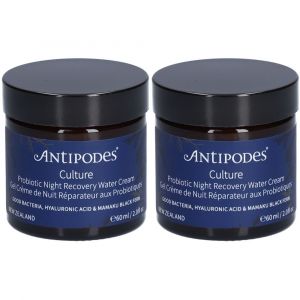 Antipodes Culture GEL Creme DE Nuit Reparateur AUX Probiotiques