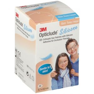 Opticlude Silicone Pansement Orthoptique Maxi 5,7cm x 8cm 2739St50