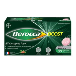 Berocca Boost Vitamines, Caféine et Guarana 30 Comprimés Effervescents