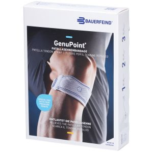 Bauerfeind® GenuPoint Bandage pour soulager le tendon rotulien Taille 2 Titan