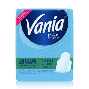 Vania&reg; Maxi Confort Serviettes Hygi&eacute;niques Super Plus