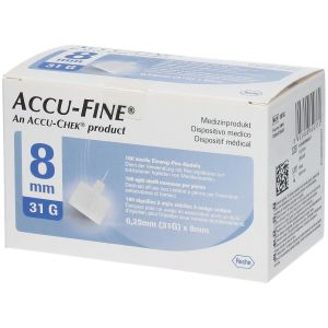 Accu-Fine 0,25 mm (31G) x 8 mm