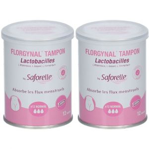Saforelle&reg; Florgynal&reg; Tampon Probiotique sans applicateur Normal