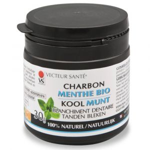 Vecteur Sant&egrave; Charbon menthe Bio