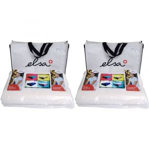 Elsa Coussin pour la nuque 50 x 11 cm Taie velours Ecru