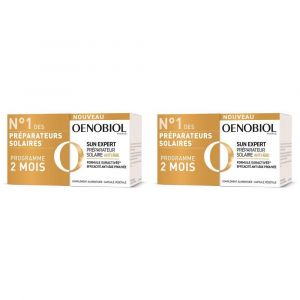 Oenobiol DUO SUN Expert Pr&eacute;parateur Solaire Anti-&Acirc;ge Compl&eacute;ment alimentaire - Lot de 2 x 30 capsules