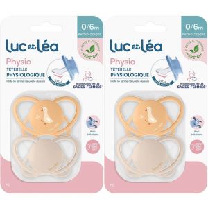 LUC ET LEA Duo de sucettes physiologiques &ndash; Oie