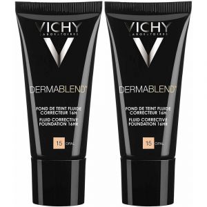 Vichy Dermablend Fond de teint fluide correcteur Tube 30ml - Teinte 15 Opal