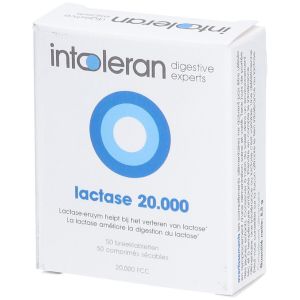 intoleran lactase 20.000 - 50 comprim&eacute;s s&egrave;cables