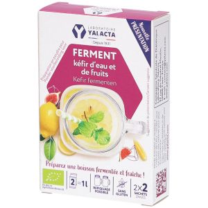 Yalacta Ferments pour k&eacute;fir d'eau et de fruits