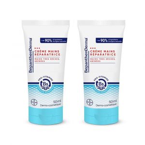 BepanthenDerma&reg; Cr&egrave;me Mains R&eacute;paratrice Mains tr&egrave;s s&egrave;ches et abim&eacute;es