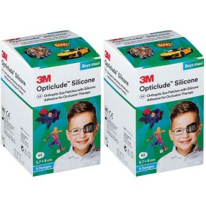 3M™ Opticlude™ Silicone Boy Maxi 5,7 x 8,0 cm