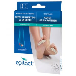 Epitact® Barrettes Sous-Diaphysaires Orteils en Marteau ou en Griffe Large