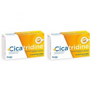 Cicatridine - 10 Suppositoires favorisant la cicatrisation à l'Acide Hyaluronique